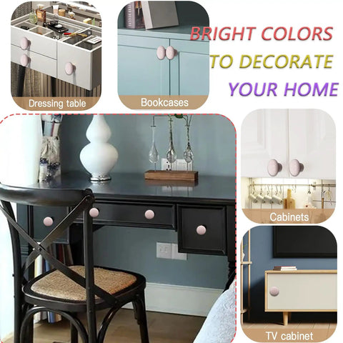Top Tier Pink Ceramic Cabinet Knobs That Totally Level Up Your Kitchen Or Bathroom Easy Install With Matching Screws Sweet Round Drawer Pulls For Furniture Makeovers on various furniture surfaces.
