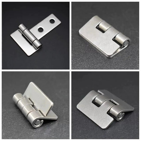 Beefy Heavy Duty Stainless Steel Surface Mount Door Hinges Connector Hardware For Strong Smooth Door Swing Corrosion Resistant
