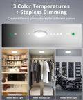 4 Pack Rechargeable Battery Operated Ceiling Light With Motion Sensor And Remote, Grab And Go Cordless Magnetic LED Lights for halls