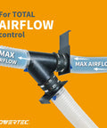 4 Inch Blast Gate Set for Dust Collection System Six Pack Self Cleaning Air Gate Valves showing airflow control