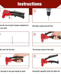 Instruction steps for Pro Grade Hand Riveter Kit With Four Interchangeable Heads For 3 32nd Inch, 1 8th Inch, 5 32nd Inch, And 3 16th Inch Rivets
