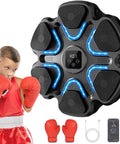 Dope Music Boxing Machine With Bluetooth Punching Trainer For Home Gym Wall Mounted LED Target 9 Speed Modes Boxing Gloves Included