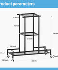 Floor Standing Ski And Snowboard Rack With 3 Tier Shelf Holds Boots Helmets And Packs Drill Free Mount No Sweat Setup, showing measurements and details.