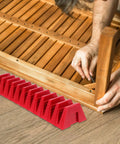 12 Piece Modular Wrench Storage Rack Magnetic Tool Holder Organizer Tray for Toolbox and Garage in red durable plastic
