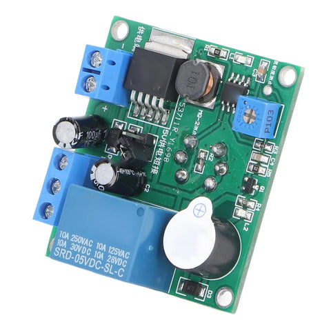 Plug And Play Smoke Sensor Module With Adjustable Threshold And Cranking Buzzer, sleek infrared fire detector in green PCB design.