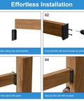 Step-by-step installation of Heavy Duty Deck Railing Bracket Connectors For 2x4 Wood Posts 40 Piece Set With Wood Screws