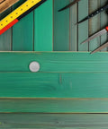 10 Pack Stainless Steel Round Knockout Seal Caps For Electrical Breaker Panels with tools and green wooden surface.