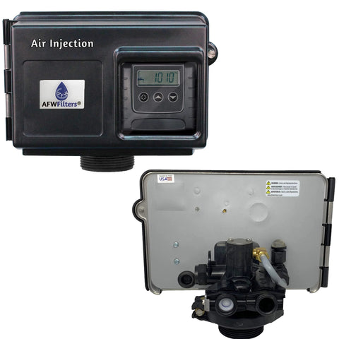 Air injection iron filter control system for well water treatment