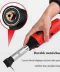 Badass Right Angle Grinder Featuring A Beast Mode Five Hundred Watt Motor With Six Adjustable Speed Settings For Polishing Tile Seams And Deburring Grout Lines Smoothly Every Time with durable metal chuck detail.
