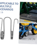 Beefy Heavy Duty Steel Torsion Spring Replacement Pack 2 Easy Install Seeding Parts For Farm Seeders And Corn Planters Wear Resistant High Strength Gear For Garden And Field Use, 2-pack silver springs