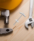 Heavy Duty Toggle Bolt and Wing Nut Kit, 15 Sets for Drywall and Wood Panels, tools for home DIY projects on wooden surface
