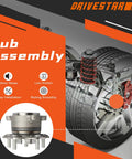 Heavy Duty Rear Wheel Hub And Bearing Assembly Direct Swap For Infiniti JX35 QX60 Nissan Altima Maxima Murano Pathfinder Mitsubishi RVR Zero Hassle Rig Fix close-up view of hub assembly with installation features