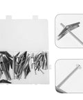 Heavy Duty Toggle Bolts Kit For Drywall And Auto Projects, 24 Pack Galvanized Wall Anchors With Wing Nuts in storage case