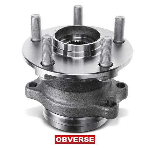 Wheel Hub Bearing For Subaru Crosstrek 2016-2020 Left Side smooth ride setup with metal casing and lug bolts.