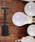 Straight Up Reliable G9 Socket Ring Wrench Kit With Sturdy Plastic T Shaped Handle for bulb adjustments on wooden background.