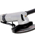Beefy 5 Inch Air Angle Grinder And Pneumatic Cut Off Tool For Metal Welding Grinding And Polishing No Sweat Operation, side view