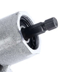 Electric Drill Plate Shears Attachment For Sheet Metal Cutter DIY Drill Refitting Tool Close-up of cutting head