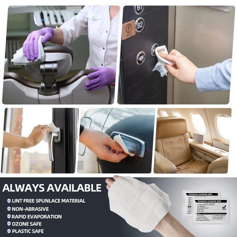 Grab-and-Go Multi-Purpose Nonwoven Cleaning Wipes 5.7 By 5.9 Inches, ideal for surface and electronics cleaning, 30 per box.