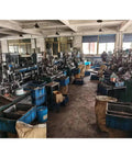 Industrial factory setting with machinery for Carbon Motor Brushes Replacement 2 Pack For Miter Saws And Power Tools