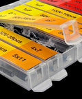 Badass Electrolytic Capacitor Assortment Kit Packing Six Hundred Thirty Three Chips with labeled trays for easy access.