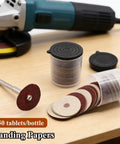 105 Pcs Rotary Tool Accessory Kit 1/8 Inch Shank Universal Fit For Power Tools with sanding discs and grinder.