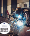 Heavy Duty Stainless Steel Spring Washer Kit With Lock Gaskets for Vibration Resistance shown with welder in action