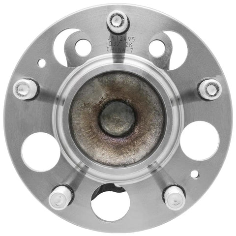 Straight Fix Heavy Duty Rear Wheel Hub Bearing Assembly For 2014 To 2019 Kia Soul view from the top showing metal surface and mounting holes.