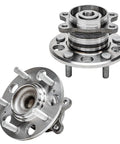 Dual Rear Wheel Bearing Hub Assembly Kit For 2008 2010 Hyundai Elantra Non Abs Setup With 5 Lug 4 Bolt Flange Mounting detailed view