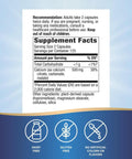 Supplement facts label for Calcium Citrate Complex Supplement With Citrate Malate And Carbonate For Bone And Muscle Support 500 mg