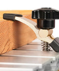 GOTOTOP 2 Pcs Compact T Track Hold Down Clamp For 3018 Cnc Router With Easy Grip Knob and 45mm clamping on wood