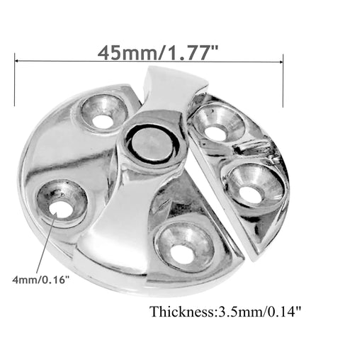 Upgrade Your Rig With Badass 316 Marine Grade Stainless Steel Twist Turn Latches For Boats Yachts And Hatches featuring 45mm size and mirror polish finish.