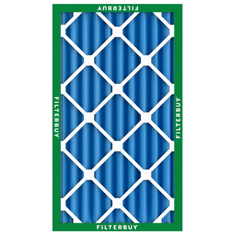 13x21x4 Air Filters MERV 13 Deep Pleated Smoke Defense Plus Allergy Relief 2 Pack Heavy Duty HVAC filter with blue pleats.