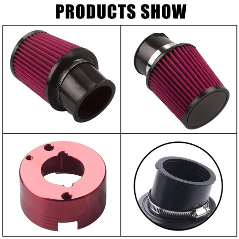 Air Filter Adapter Jet Kit For Predator 301cc 420cc And GX340 GX390 389cc OHV Engines Stage 1 Upgrade component view
