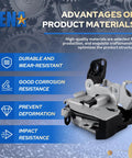 Front Left Door Lock Actuator Bolt On Replacement For Ford F-150 F-250 F-350 F-450 F-550 Super Duty And Lincoln Mark LT 1999-2008 materials