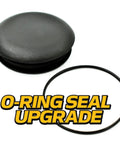 Heavy Duty Fork Caster Bearing Rebuild Kit With Bore Sealant Coating O Ring Cap Upgrade And Dual Precision Bearings, O-ring seal and cap.