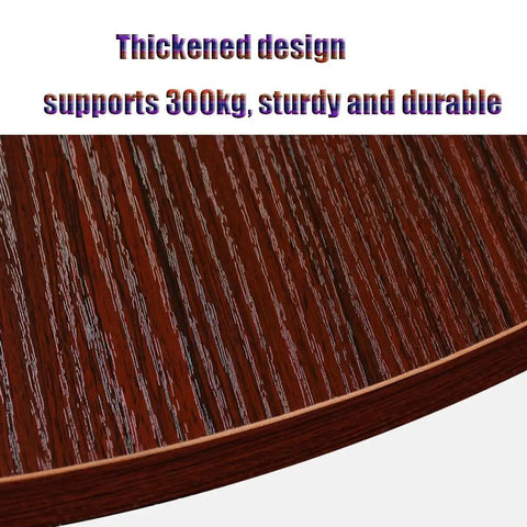 Premium Wooden Lazy Susan Turntable Nailed It Design with thickened surface supporting 300kg, ideal for dining room use.