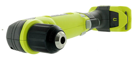 Bare Tool 18V Cordless Right Angle Drill With 3/8 Inch Chuck Lightweight Compact Design For Tight Spots Tool Only No Battery Included Built For Pros And Weekend Warriors, yellow and black design