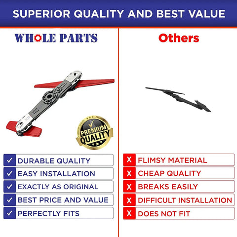 Comparison of Beefed Up Dishwasher Lower Spray Arm Replacement W10859935 vs. other models, showcasing quality differences.