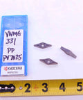 Three Pack Dope Carbide Turning Inserts 331 PV7025 PP Coated For Smooth Precise Metal Machining And Long Life VNMG331 Compatible Easy To Install High Performance Cutting For CNC And Manual Lathes, three inserts
