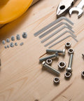 Stainless Steel Shower Panel Screw Kit 400 Piece Assortment With Small Self Tapping Screws for Bathroom Fixtures and Home Repairs.