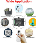 Forward/reverse remote switch for DC motors with RF control, 7–48V, 10A, 328 ft range, Amazon