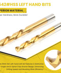 18 Piece Screw Extractor Set With Left Hand Drill Bits In Cobalt 6542 HSS Steel For Stripped Broken Bolts And Damaged Screws Removal