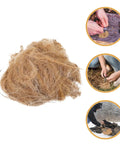 Six Pack Natural Jute Fire Starters For Quick Ignition Outdoor Camping Survival Tool shown in use for easy fires