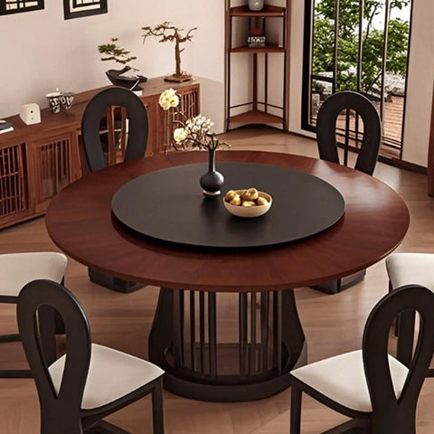 Smooth Operator Quiet 360 Spin Sintered Stone Lazy Susan Turntable Elegant White Serving Tray For Modern Dining Tables on round table