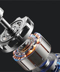 Professional Heavy Duty Electric Wall Chaser Slotting Machine With Dust Free Circular Saw Design For Clean Grooves In Concrete Brick Walls inner working components close-up shot