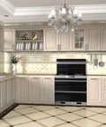Solid Cabinet Pulls And Drawer Handles 10 Pack Featuring Smooth Brushed Nickel Finish With Straight Up Gold Accents For A Game Changer Kitchen Refresh That Slaps Style Onto Your Favorite Cabinetry Setup Today in a modern kitchen setting.