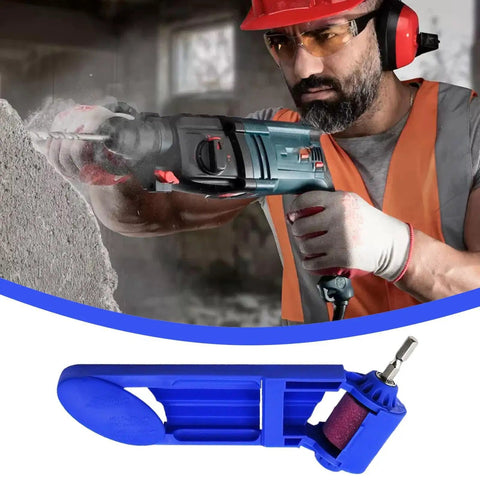 Rugged Cordless Angle Grinder Kit Delivers High Speed Cutting And Precision Smoothing With A Secure Anti Loosening Lock in use.