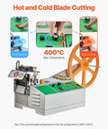 Pro Grade Automatic Webbing Cutting Machine With Adjustable Temperature And LCD Display for nylon webbing and shoelaces.