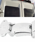 Heavy Duty Upper Rear Door Hinge Replacement Pair For Daily Trucks 2014 Plus, steel alloy door hinge close-up view.