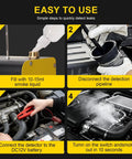 Easy to use steps for Bad Boy Car AC Leak Detector Smoke Machine With Built In Air Pump And Sharp Pressure Gauge.